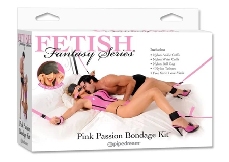 Komplet za fixiranje Fetish Fantasi serije Pink Passion Bondage Kit