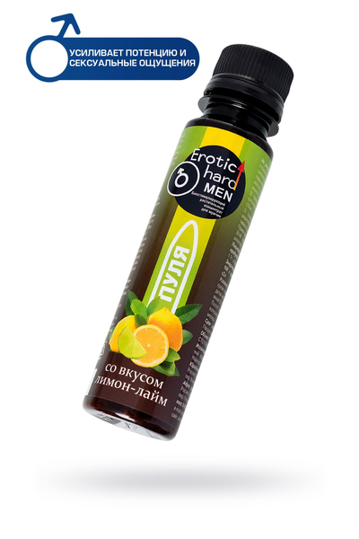 Biostimulacioni koncentrat za muškarce Erotichard, sa ukusom limuna i limete, 100 ml