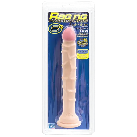 Dildo 8 rebrasti na usisnoj čaši