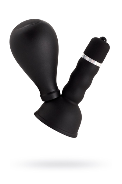 Black Red bi TOIFA vibracioni masažer za bradavice sa kruškom, ABS plastika, Crna, 8,2 cm (905002-5)