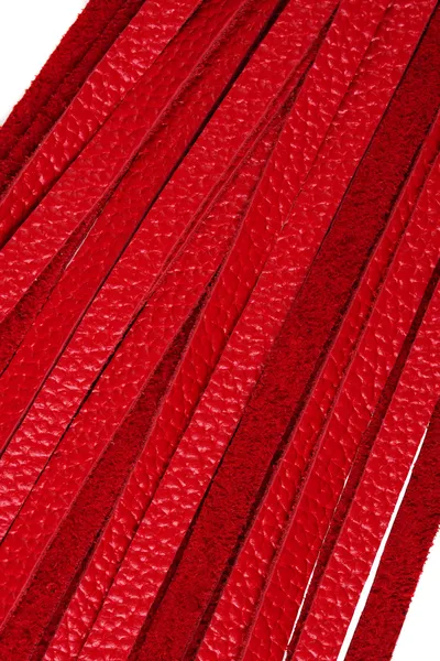 Pecado BDSM Bič, crvena drška, crveni bičevi, prirodna koža