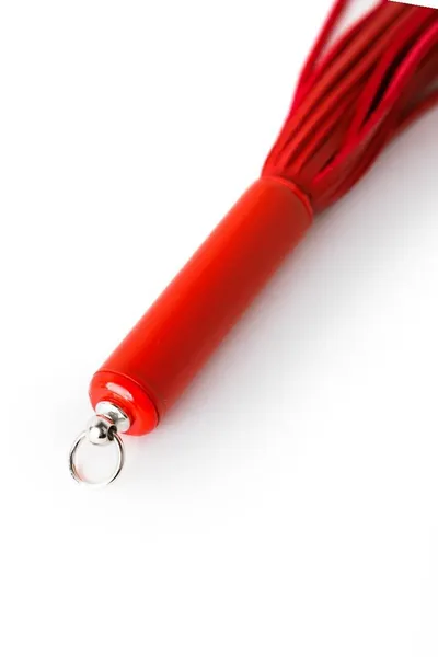 Privezak za ključeve od crvene kože sa crvenom drškom - 21 cm.