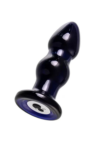 Sekus staklo staklena vibraciona kutija, staklo, plava, 11 cm