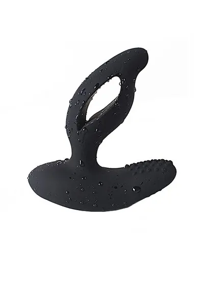 Levett Titus stimulator prostate, silikon, crni, 13 cm