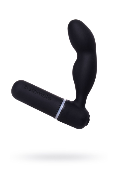 Stimulator prostate Bathmate Vibe, ABS plastika, Crna, 10,5 cm