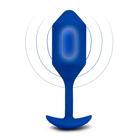 Pluta za nošenje sa vibracijama plava B-Vibrating Snug plug 4