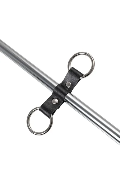 Odstojnik veliki za pričvršćivanje Pecado BDSM, metalni sa karabinerima, vrhovi-koža