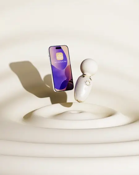 Mini vibracioni masažer sa Ava funkcijom grejanja, roze