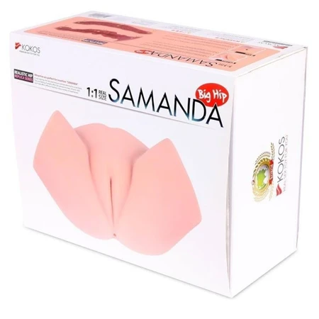 Samanda, masturbator 3D vagina, anus i po, bez vibracija