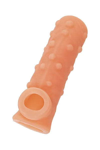 Kokos mlaznica realna sa dodatnom stimulacijom, TPE, telesna, 10 cm (NS 002-s)