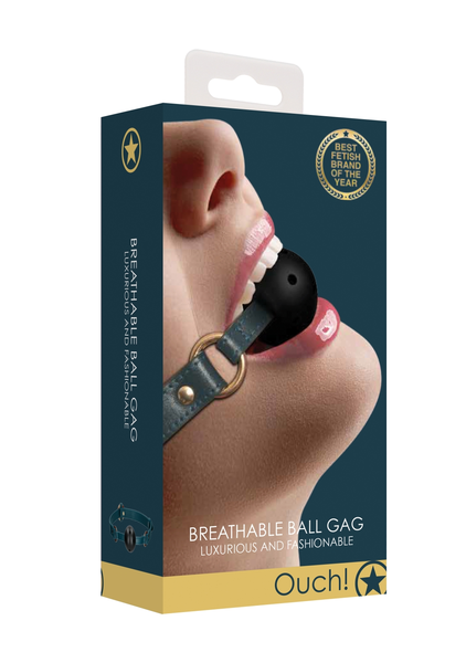 Geg sa ouch ouch nosačem! - Breathable Ball Gag - Green