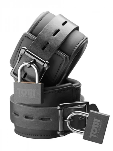 Tom of Finland Neoprene Vrist cuffs neoprenski zglobovi sa bravom
