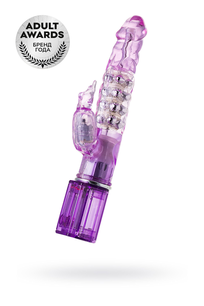 TOIFA a-Tois high-tech Fantasi klitorisni stimulans vibrator, TPE, ljubičasta, 26,5 cm