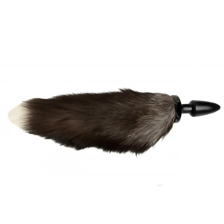 Silikonska analna čaura sa crnim repom