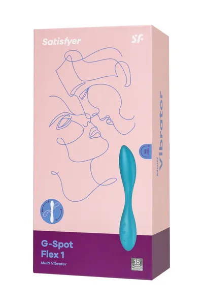 Satisfier G-Spot Flek 1 multifunkcionalni vibrator za parove, plava
