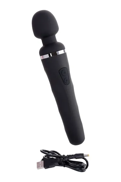 Lovense Domi 2 vibracioni masažer, silikon, Crna, 23,3 cm