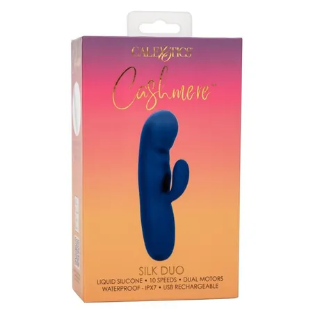 Cashmere Silk duo ultra mekani vibrator zeca napravljen od tečnog silikona