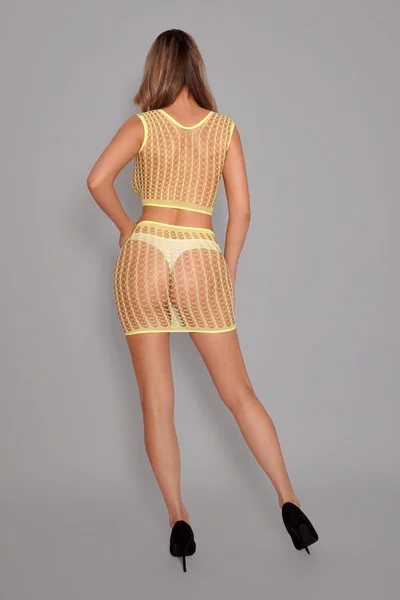 Svetao set od vrha i suknje (žuto)