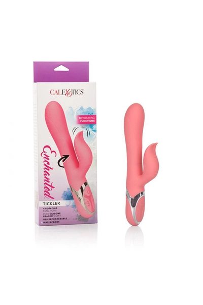 Punjivi silikonski vibracioni masažer Zec Enchanted Tickler sa funkcijom rotacije