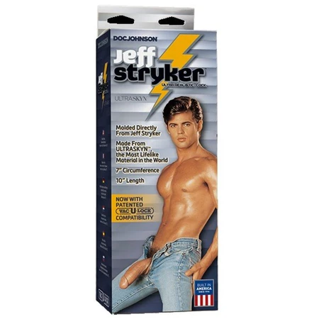 Dildo realista Jeff Striker sa skrotumom na usisnoj čaši Ultra Skin Jeff Striker ULTRASKIN™ 10 re