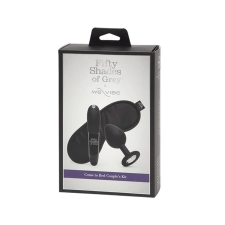 Komplet Come To Bed (We-Vibe Tango X, analni sex.Cristal Butt Plug, Satin Blindfold povez za oči)