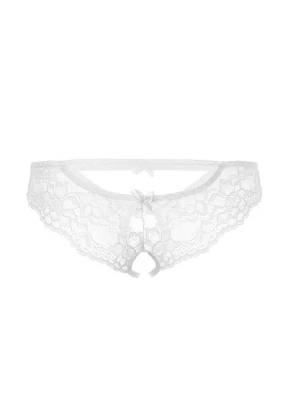 Erotske Gaćice Erolanta Lingerie Collection, čipkaste, bele (42-44) 741022 (42-44)