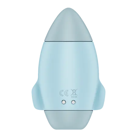 Satisfier Mission Control vakuumski stimulator klitorisa, cijan