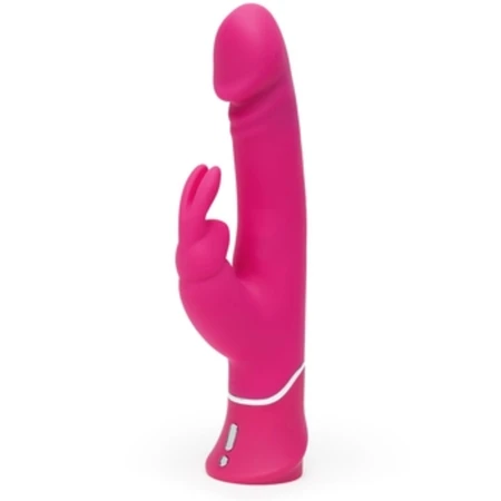 Happi Rabbit Realistic Vibrator sa klitorisnim stimulatorom Pink