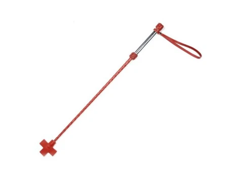 Stack pletena crvena sa metalnom ručkom