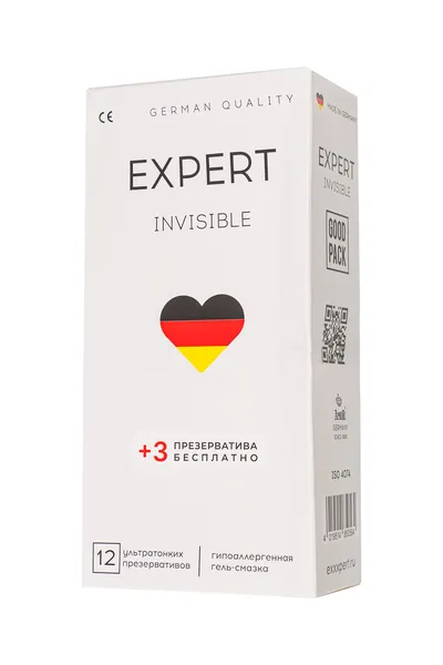 Ekpert Invisible Germani kondomi 12pcs +(3 besplatno), ultra tanki