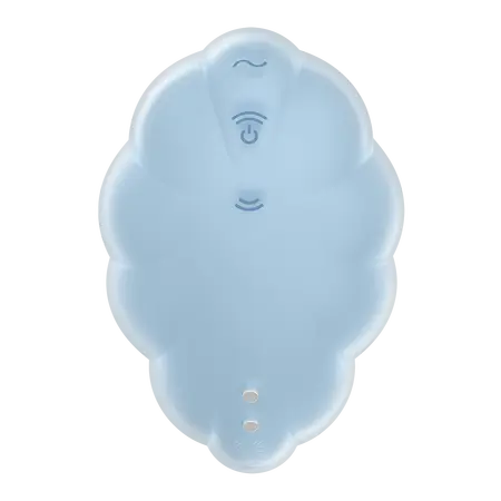 Satisfier Cloud Dancer vakuumski stimulator klitorisa, svetlo plava