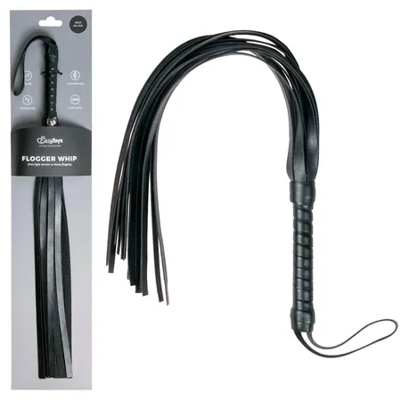 Mali crni flogger Small Leather flogger
