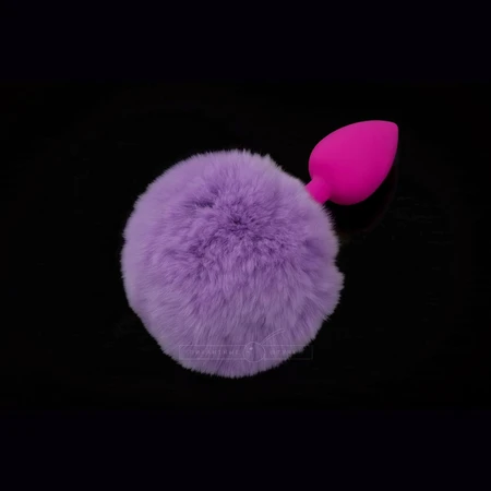 Silikonska čep sa repom-slane stvari, 6 cm.