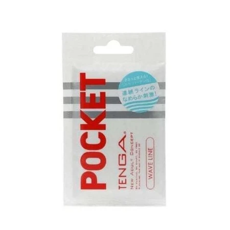 TENGA Pocket Masturbator Wave Line
