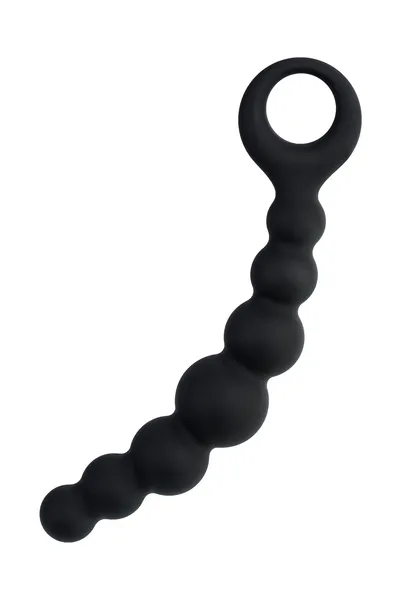 Analni stimulans Popo Pleasure bi TOIFA carina, vodootporan, silikon, Crna, 19 cm, Ø 3 cm