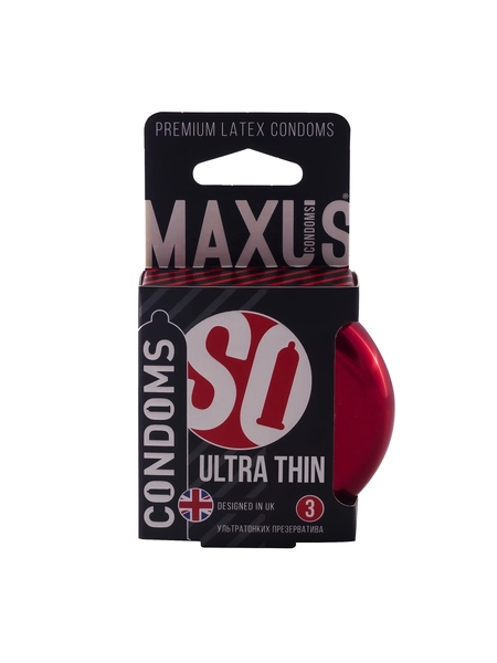 Makus Ultra Thin №3 kondomi sa gvozdenim kućištem, ultra tanki X-Edition, 3 kom