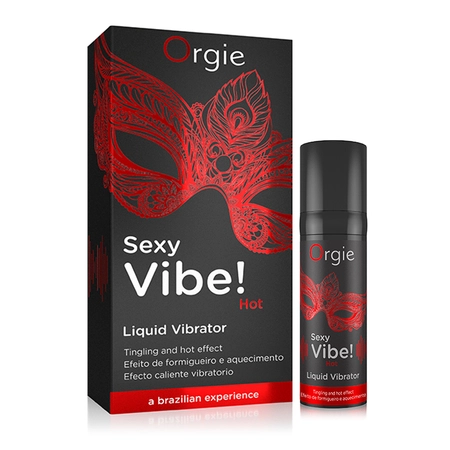 Gel Orgie Sexi Vibe Hot sa razogrevaющim i vibracijom efektom, 15 ml