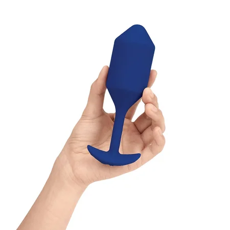 Pluta za nošenje sa vibracijama plava B-Vibrating Snug plug 4