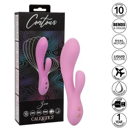 Ultra flexibilni vibrator zec CONTOUR Zoie