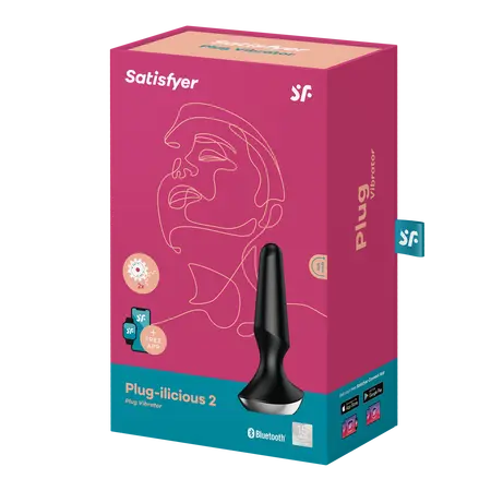 Analni čep Satisfyer Plug-ilicious 2 crna