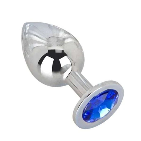 Veliki čelični plugin sa kristalom Blue Space