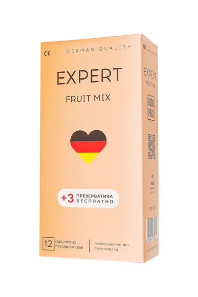 Ekpert Fruit Mik Germani kondomi 12pcs +(3 besplatno).. aromatizirano voće