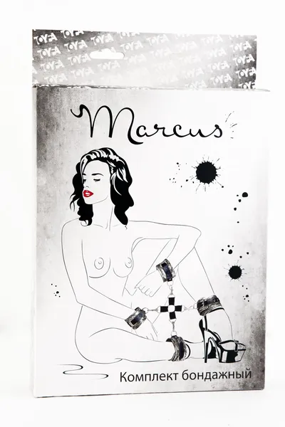 TOIFA Marcus čipkasti vezni komplet (kvačilo, lisice i okovi), srebrni