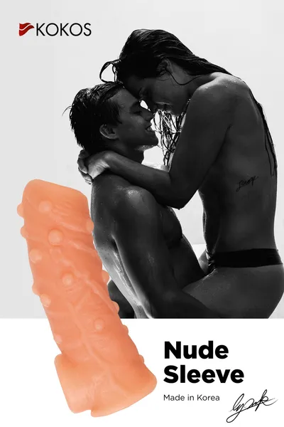 Kokos mlaznica realna sa dodatnom stimulacijom, TPE, telesna, 10 cm (NS 002-s)