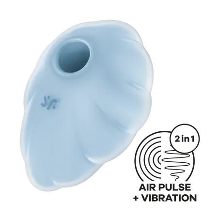 Satisfier Cloud Dancer vakuumski stimulator klitorisa, svetlo plava