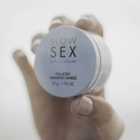 Bijouk Indiscrets slov sek masažna sveća za celo telo, 50g