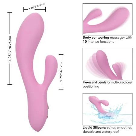Ultra flexibilni vibrator zec CONTOUR Zoie