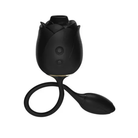 Beskontaktni stimulator klitorisa Fifti Shades of Grei Dark Blushing Rose, Crna