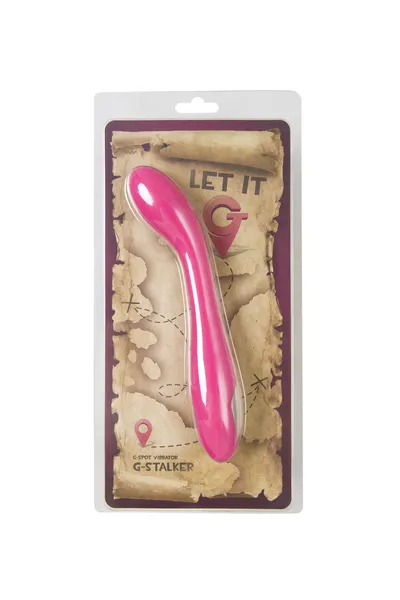 Stimulator tačke G Let It G, G-Stalker, silikon, ružičasta, 19,5 cm