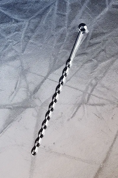 TOIFA Metal uretralni pigtail plugin dugačak, srebrni